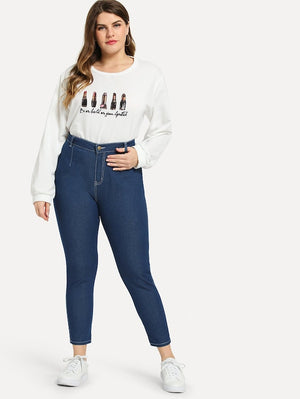  SOFIA Plus Size Skinny Jeans